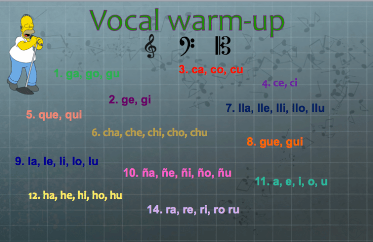vocal warm up